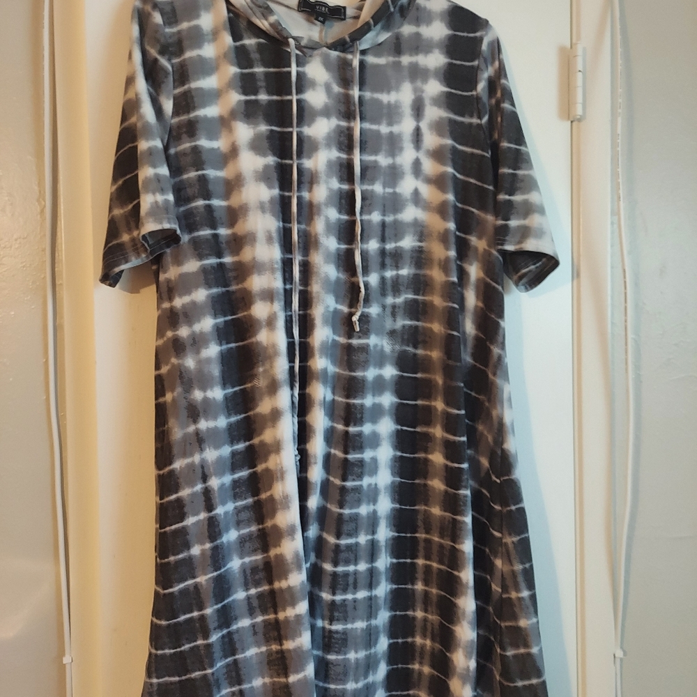 Dress with hood